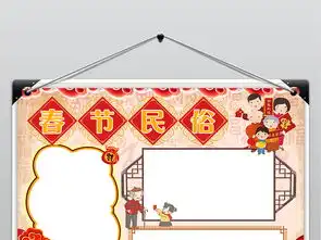 2019年春节民俗小报猪年新年习俗手抄小报图片素材psd模板下载163.81mb元旦手抄报大全节日手抄报