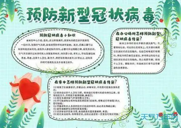 2020新冠状病毒手抄报2020新型冠状手抄报内容写什么