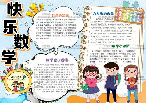 北京小学数学三年级手抄报