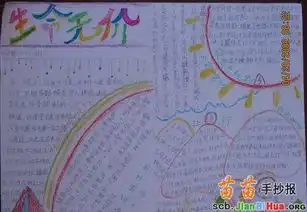 生命无价手抄报
