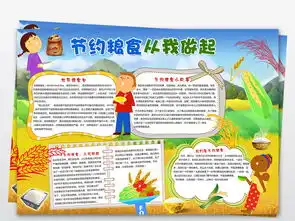 节约粮食珍惜粮食手抄报饮食小报psd模板图片素材psd下载35.26mb其他大全环保手抄报