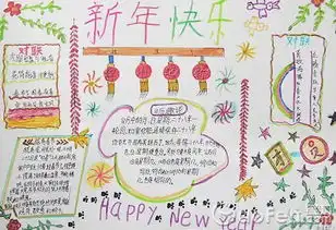 手抄报新年我快乐我成长的图片大全