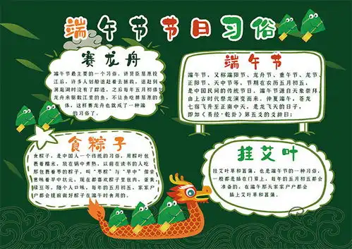 端午节节日习俗手抄报