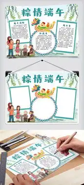 粽情端午节小报手抄报模版图片素材doc格式下载端午节手抄报大全