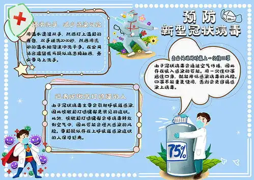预防新型冠状病毒手抄报