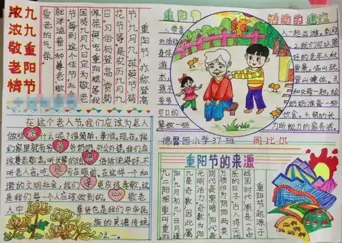 重阳节手抄报素材大全,各位老师家长拿走不谢