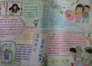 关于雷锋的手抄报