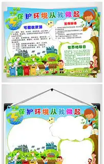 doc低碳环保手抄报模板