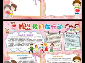 感恩小报感恩我们在行动手抄报感恩节电子小报图片素材worddoc模板下载85.46mb感恩节手抄报大全节日手抄报