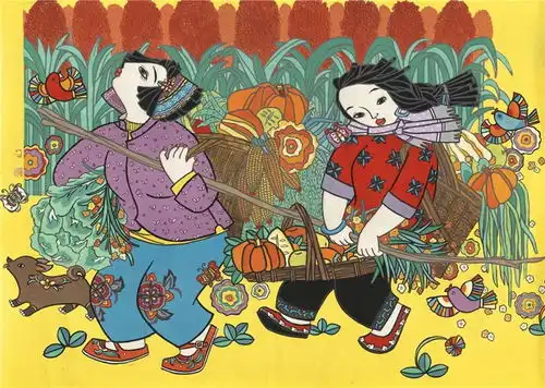 赏年画过大年新年画主题作品线上展览