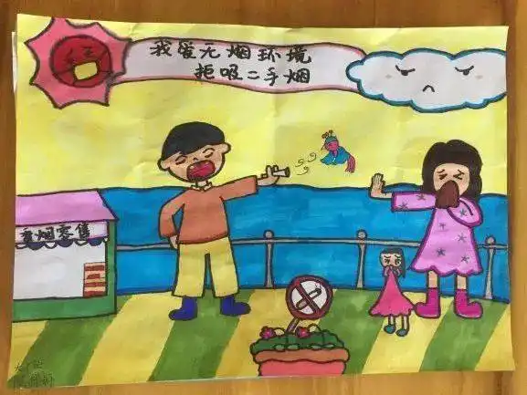 创文明校园养绿色清风凤凰中心幼儿园控烟宣传教育主题活动