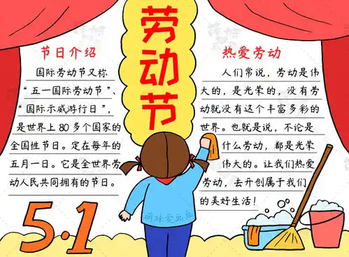 小学生五一劳动节手抄报,含内容文字,劳动节手抄报模板大全