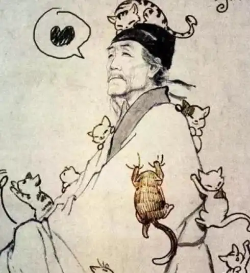 当代神笔马良小学生课本涂鸦走红,上演杜甫很忙