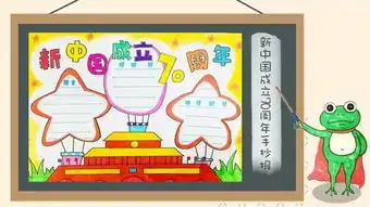 62张国庆节手抄报通用模板,高清大图