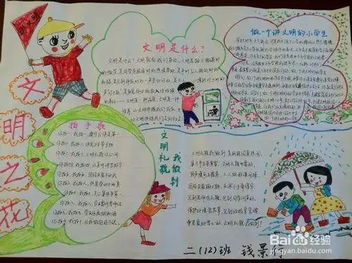 尊法守纪明礼安全文明出行手抄报有什么