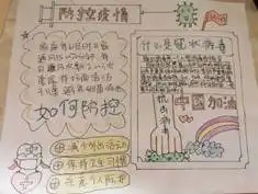 我院开展以爱我中华,同心战疫为主题的手抄报活动