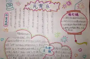 元宵手抄报资料100字