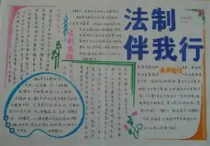 如何画关于法制教育的手抄报