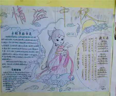 中秋节手抄报久违的中秋节