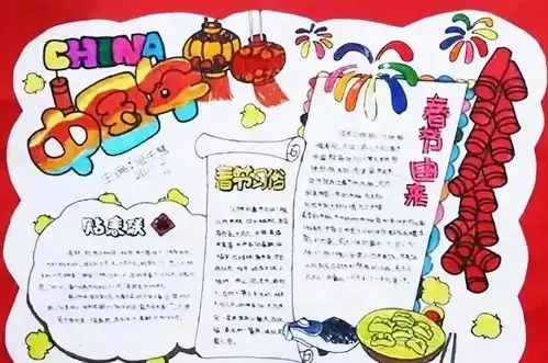 收藏丨有关春节的经典好词好句古诗海量手抄报,孩子用得上