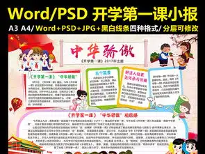 开学第一课小报中华骄傲手抄报电子小报模板图片worddoc设计图下载校园安全手抄报大全编号16957141