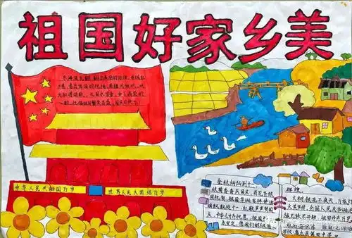 惠水四中喜庆百年华诞,祖国颂家乡美手抄报大赛结果出炉