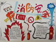 石油工程学院举办消防安全手抄报比赛