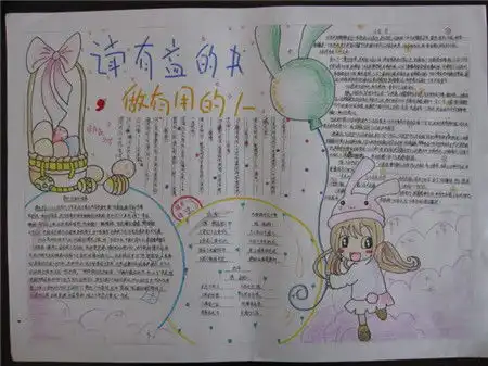 读书手抄报刺股悬梁的故事