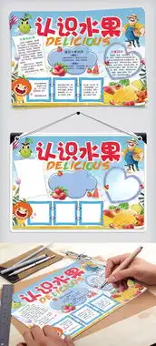 水果知识世界饮食健康营养手抄报小报图片素材psd分层格式下载其他大全