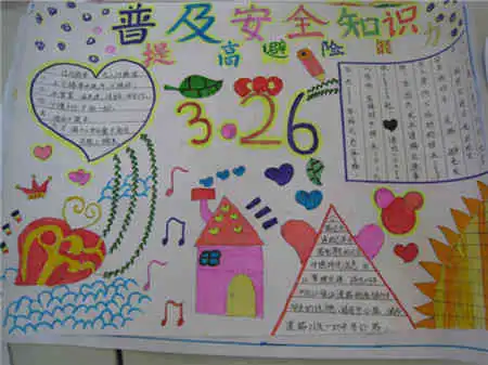 安全教育手抄报中学生交通安全