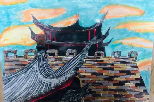 童眼看家乡巧手绘新颜五年级寻访活动之走近泰伯