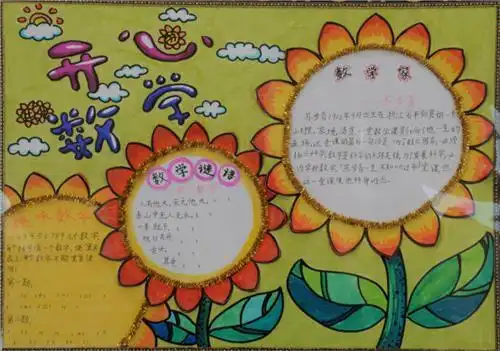 关于旅游的数学手抄报预算里程路线等等