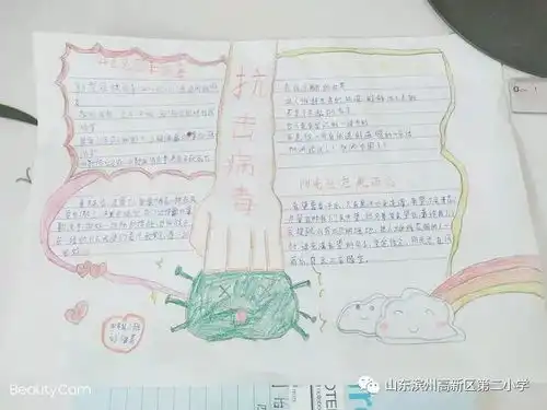 小手拉大手,手绘防疫战高新区第二小学师生在行动系列3