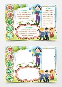 劳动小报word模板下载精品劳动小报word大全熊猫办公