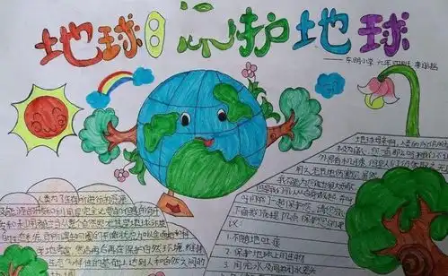 2018世界地球日手抄报图片大全免费无水印简单漂亮版