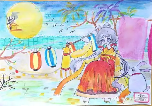 情浓中秋,画艺诗情斗南小学开展迎中秋手抄报绘画比赛