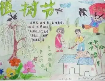 植树节手抄报一等奖漂亮