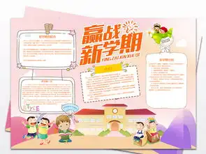 新学期新气象新希望小报模板图片worddoc设计图下载其他大全编号16791851