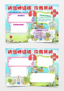 预防肺结核你我共防治小报word模板下载预防