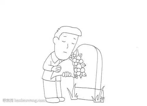 文明祭祀手抄报