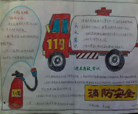 消防安全手抄报消防安全知识讲座有感