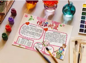 情浓母爱母亲节故事手抄报小报word模板下载熊猫办公