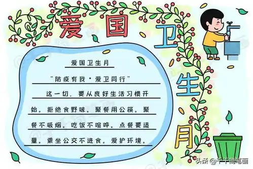 2020年手抄报模板,世界地球日读书日爱国卫生月手抄报,快收藏