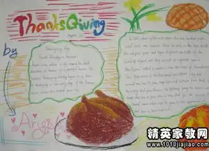 day感恩节英语手抄报thanksgiving