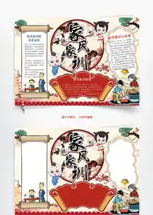 家庭word小报模板
