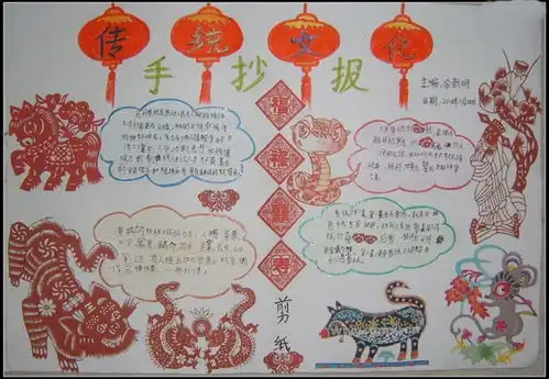 中国传统文化手抄报西游记