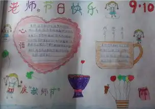 北京小学关于老师的手抄报