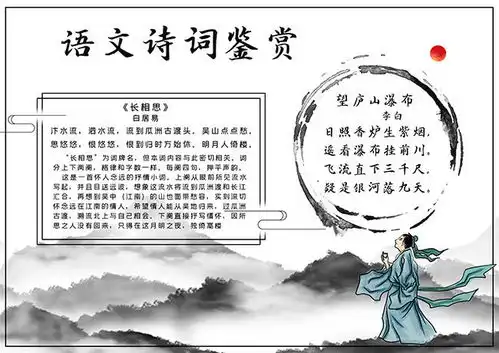语文诗词鉴赏手抄报