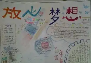 二年级放飞希望拥抱梦想的手抄报