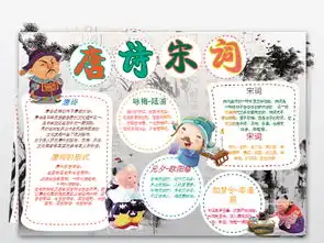 word唐诗宋词小报古诗词国学经典手抄报图片模板wps设计图下载传统国学手抄报大全编号18482307